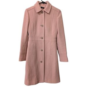 J.Crew Classic Double Cloth Lady Day Coat Wool Blend Thinsulate 79206 Dust Rose
